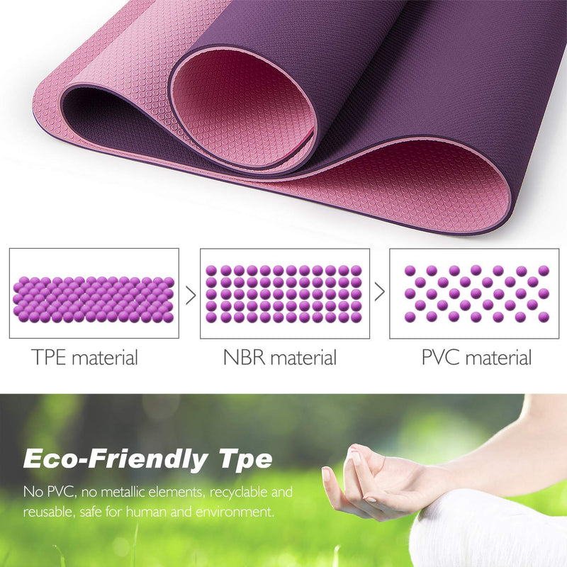 purple target yoga mat