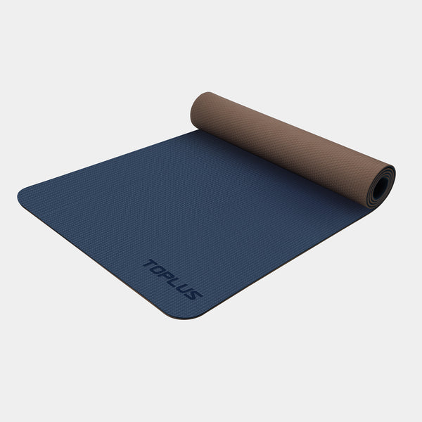 Lightweight & Thick Yoga Mats With Soft Cushioning