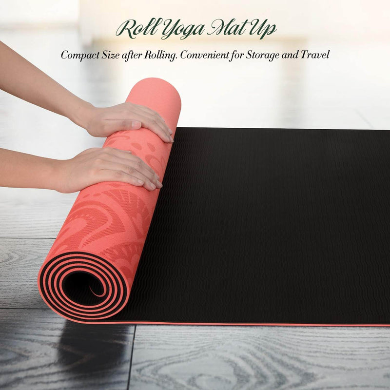 Compact yoga mat, easy storage