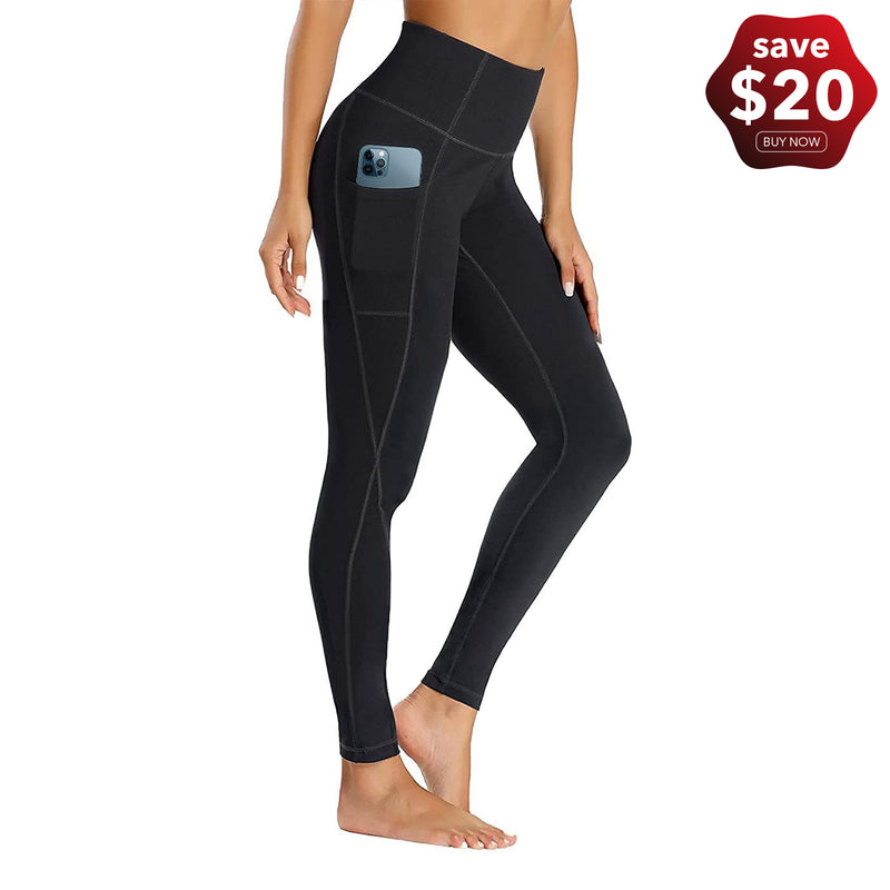 TOPLUS Women's Bootcut Yoga Pants with Pockets, Ghana