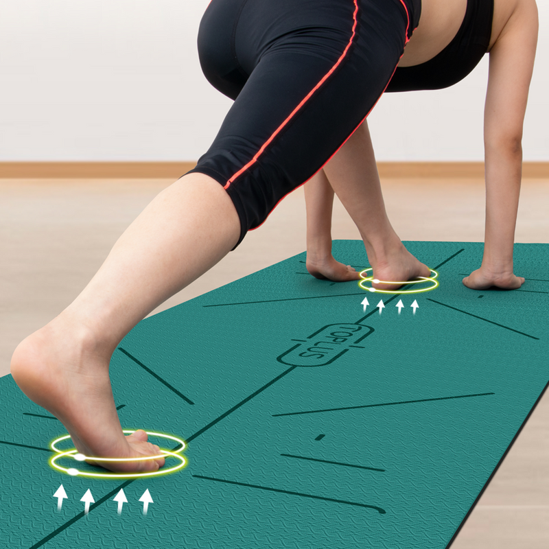 TOPLUS 1cm Non Slip Exercise Yoga mat, Gymnastics thickened, Extra thick  mat