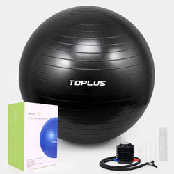 TOPLUS Extra Thick ,Anti-Burst, Durable Yoga Ball – 65CM/75CM (US&EU)