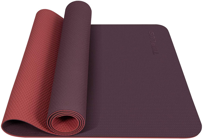 Buy Toplus Yoga Mat, TPE Gymnastics Mat, Training Mat, Non-Slip