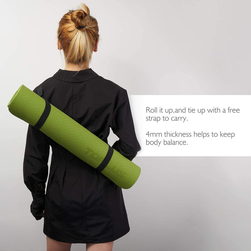 TOPLUS  4mm Fitness Yoga Mat (US)