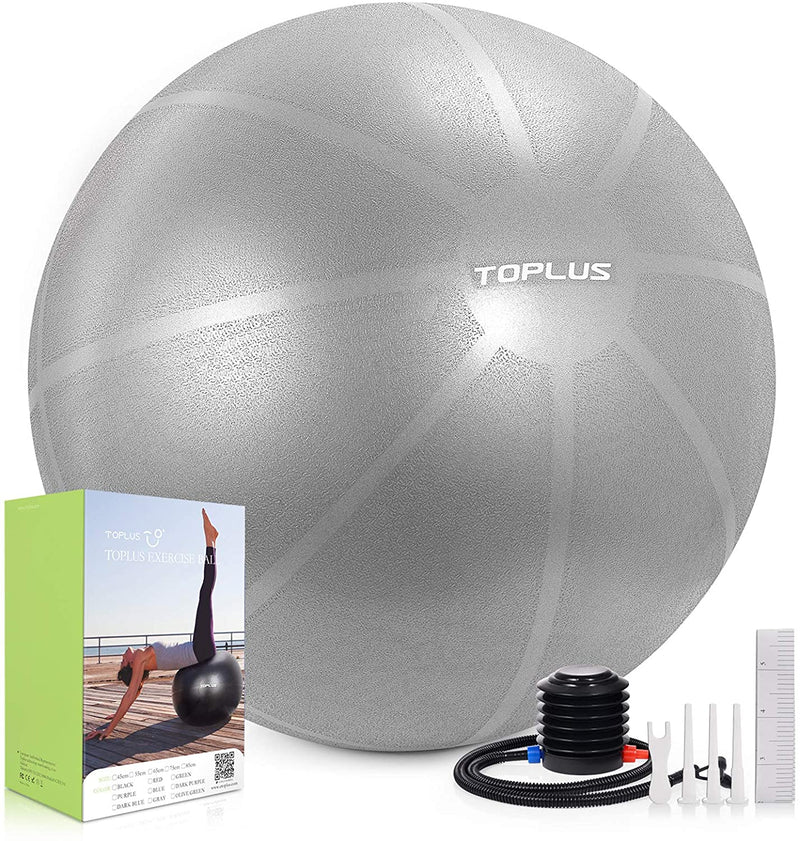 Toplus Exercise Anti-slip Thick 65CM Yoga Ball ——Watermelon pattern (US&EU)