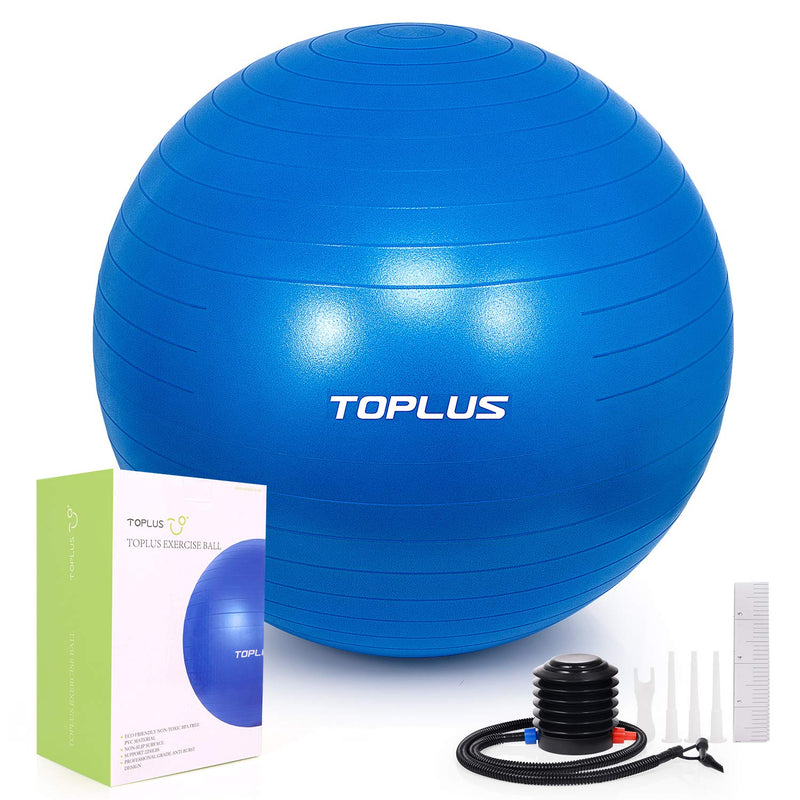 TOPLUS Extra Thick ,Anti-Burst, Durable Yoga Ball – 65CM/75CM (US&EU)
