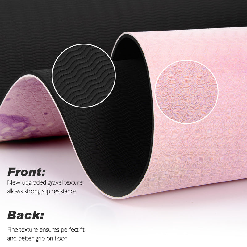 Toplus yoga mats EXCELLENT CUSHIONING ANDRESILIENCE